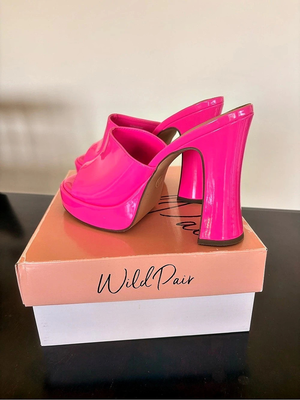 Wild Pair Melborne Platform Sandal Heels in Pink